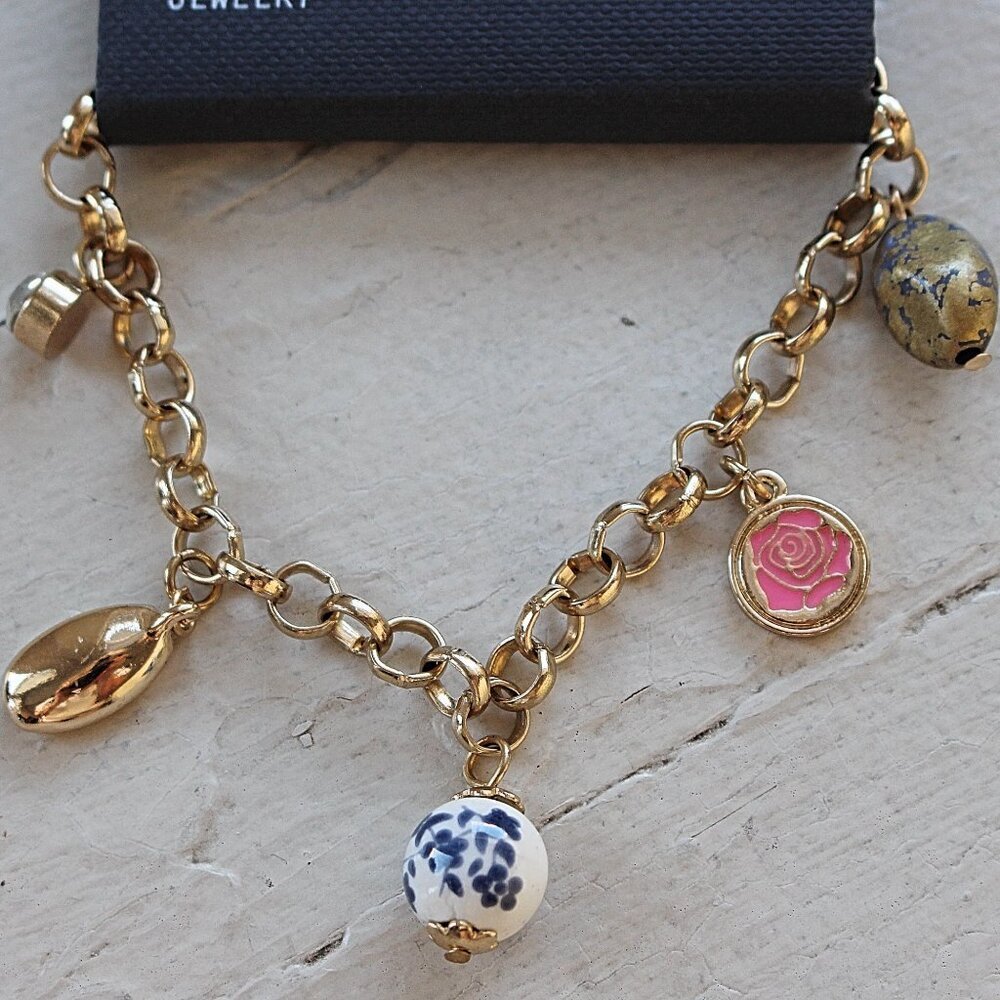 Costume Jewelry Bundle- Free Press - Charm Bracelet, Beaded Loop (Oscar Style)+ - Picture 7 of 11